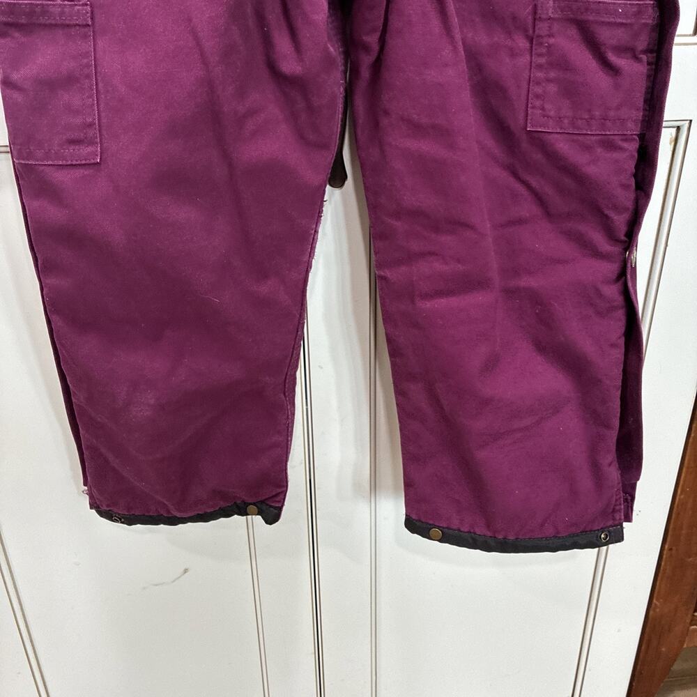 Berne Overalls Youth Small Canvas Insulated Quilted Workwear Chore Outdoor - Picture 11 of 15